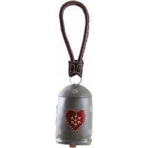 Cloche en métal avec coeur