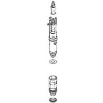 Geberit - Mécanisme de chasse pour réservoir encastré kappa, double volume