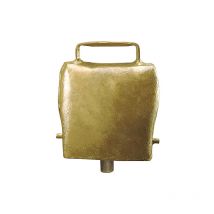 Cloche en acier droit coloris bronze 100 mm