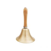 Clochette en Métal, Cloche a Main, Cloche avec Poignée, pour Cloche De Réception Cloche Dîner Métal Sonnette de Service pour Méditation Pet Feeding