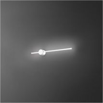 Clock LED-Wandleuchte aus Aluminium 12W 3000K Perenz 65 cm Weiß