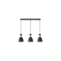 Cloe Black Deckenleiste 3xE27