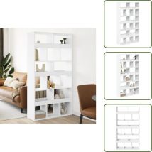 Vidaxl - Cloison de séparation blanc 100x33x187,5 cm bois d'ingénierie - Cloison De Séparation - Cloisons De Séparation - Séparateur De Pièce