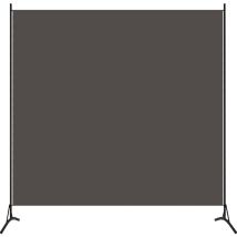 Lexlife - Cloison de séparation amovible 1 panneau 175 x 180 cm - Gris