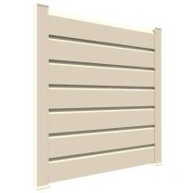 Kit cloture - Lame 16cm - pvc Beige - lg: 6m x h: 0m82 - Closea