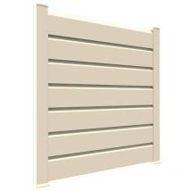 Kit cloture - Lame 16cm - pvc Beige - lg: 6m x h: 1m13 - Closea