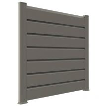 Kit cloture - Lame 16cm - pvc Quartz - lg: 9m x h: 0m82 - Closea