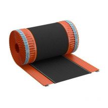 Closoir de faîtage souple polyester / aluminium - 390 mm x 5Ml