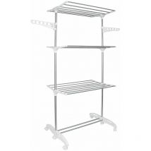 Hyfive Clothes Airer Drying Rack Extra Large 4 Tier Folding