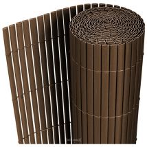 [neu.haus] - Clôture Brise Vue Hidden Brise Vente pvc Marron 90 x 300 cm [neu.holz]
