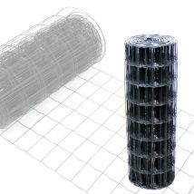 Clôture de jardin Clôture à mailles de chaîne 10 cm x 7,5cm Clôture, ral 7016 0,8x10 m