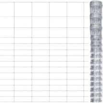 Clôture de jardin Acier galvanisé Argenté 50x1,6 m
