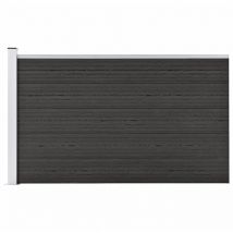 Clôture de jardin,Barrière de jardin wpc 175x105 cm Gris Vidaxl