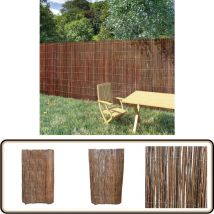 Clôture en saule 5x1 m - Clôture Bois - Clôture Saule - Clôture Jardin - Clôture Naturelle - Panneau Clôture