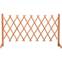 Decdeal - Clôture en treillis de jardin Orange 150x80 cm Bois de sapin