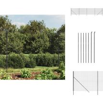 Clôture en treillis métallique anthracite 1,8x10 m - Clôture Métal - Clôture Jardin - Clôture Rigide - Clôture Anthracite - Clôture Sécurité