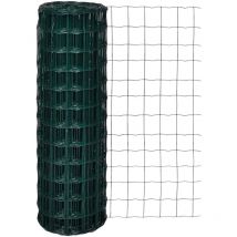 Happyshopping - Clôture euro Acier 10 x 1,2 m Vert