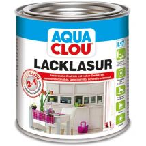 Aqua Lack Lasur L17 Dunkel Nußbraun 375ml - Clou