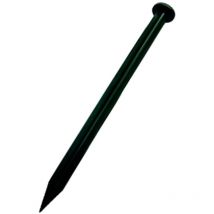 Clou de bordure de pelouse en pvc pour bordure de pelouse, noir, bordure de plate-bande, matériau résistant aux intempéries - 1 pièce