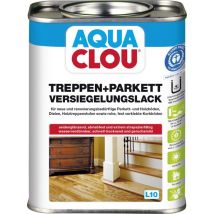 Aqua Treppen- und Parkettversiegelungslack L10 Seidenglänzend 750ml - Clou