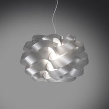 Cloud Silberner Kronleuchter Mit Einer Leuchte, Durchmesser 28 X H18 Cm