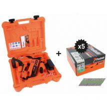 Spit - Cloueur Paslode IM90Xi avec batterie et chargeur + 5 packs 2,8x70 crantés - en mallette - 054696