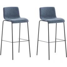 2 PCS TON TONE PROSEMENT EN FIX avec élégant dossier ergonomique Diverses couleurs Couleur : Bleu