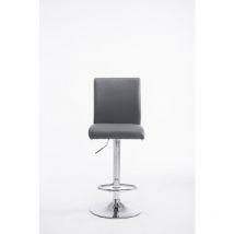 Stocks Tabouret 2 pcs en tabourets modernes en cuir écologique avec dossier pivotant différentes couleurs Couleur : Gris