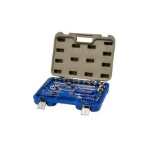 Jeu de 58 douilles 6 pans 1/4'-1/2' - Irimo