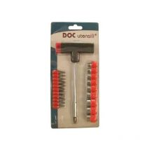 Clés à douilles-Insert 1/4 pièces 22 Doc 06021