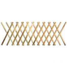Clôture extensible caillebotis treillis en bois cm.100x250h - Fraschetti