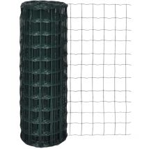 Maison Chic - Clôture Grillage Clôture euro Clôture de jardin Acier 10 x 1,2 m Vert 65478