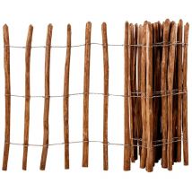 Maison Chic - Clôture à piquets Clôture de jardin Bois de noisetier 90 x 500 cm 61318