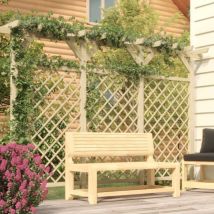 Maison Chic - Clôture à treillis Clôture de jardin Panneau de clôture avec pergola 300x50x200 cm Pin 21319