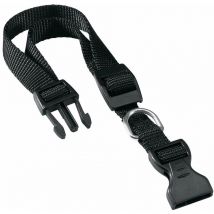 Club c Collier en nylon pour chiens, de différentes tailles et couleurs. Variante C20/56 - Mesures: a: 36-56 cm b: 20 mm - Noir - Noir - Ferplast