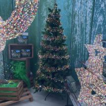 Festón de microLED 900x8 cm rgb