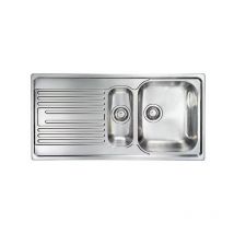 010595DCSSP Lavello ix Atlantic 3'' 100X50 2 vasche a destra - CM