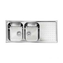 CM - 011107SCSSP Lavello ix Punto Plus 3'' 116X50 2 vasche a sinistra