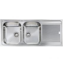 CM - 011207SCSSP Lavello ix Filoslim 3'' 116X50 2 vasche a sinistra