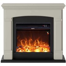 Beigefarbener Bodenkamin Cm 95,2x107,2x24,5 Sined Camino Siena Beige