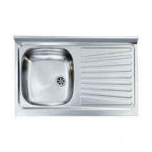 Lavello Inox x Mobile 1 Vasca 90X50 Dx - CM