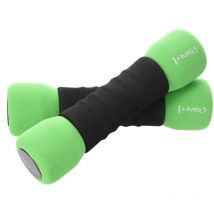 CM07 Weiche Hanteln 2 x 1,5 kg – Gusseisen – Schaumstoff – Fitness – Aerobic – 24 Monate Garantie