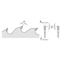 279.020.10M lame circulaire 250X3.2X30 z= 20 + 4ATB