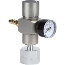 CO2-Druckregler, 2-in-1-Mini-CO2-Gasregler, Soda-Manometer mit 3/8 Zoll auf TR21.4-Adapter für Sodastream