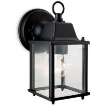 Firstlight Coach - 1 Light Lantern - Wall Light Black, E27