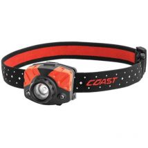 Markenartikel - coast - FL75R - lampe frontale rechargeable - lumière rouge/blanc - 530 lumen (LCOAFL75R-BL)
