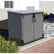 Cobertizo Resina Jardin Gris Duramax