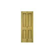 Wickes - Cobham Oak 4 Panel Internal Bi-fold Door - 1981mm x 762mm
