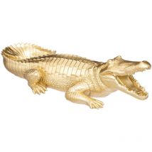 Five Simply Smart - Statuetta coccodrillo dorata h11cm - Atmosphera créateur d'intérieur