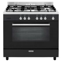 Glemgas - cocina a gas 109l 5 fuegos negra - ge960cmbk2 - glem -
